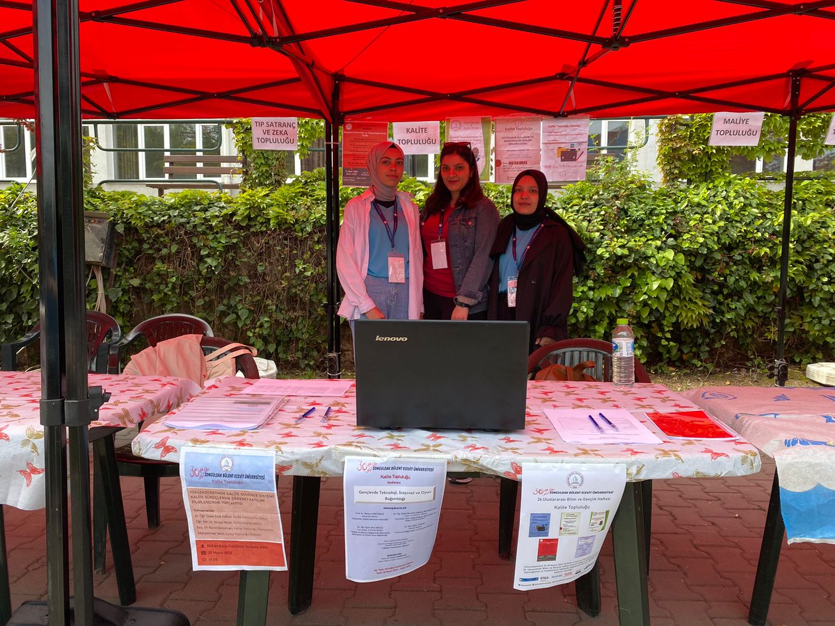 16-17-18 Mayıs'ta üniversitemizde düzenlenen 26. Uluslararası Bilim ve Gençlik Haftası boyunca topluluk standımızda sizleri bekliyor olacağız.
<a href="/beunedutr/">Zonguldak Bülent Ecevit Üniversitesi</a>  <a href="/zbeuogrkonsey/">ZBEÜ Öğrenci Konseyi</a> <a href="/kaliteelcisi/">Yükseköğretim Kalite Kurulu Öğrenci Komisyonu</a>