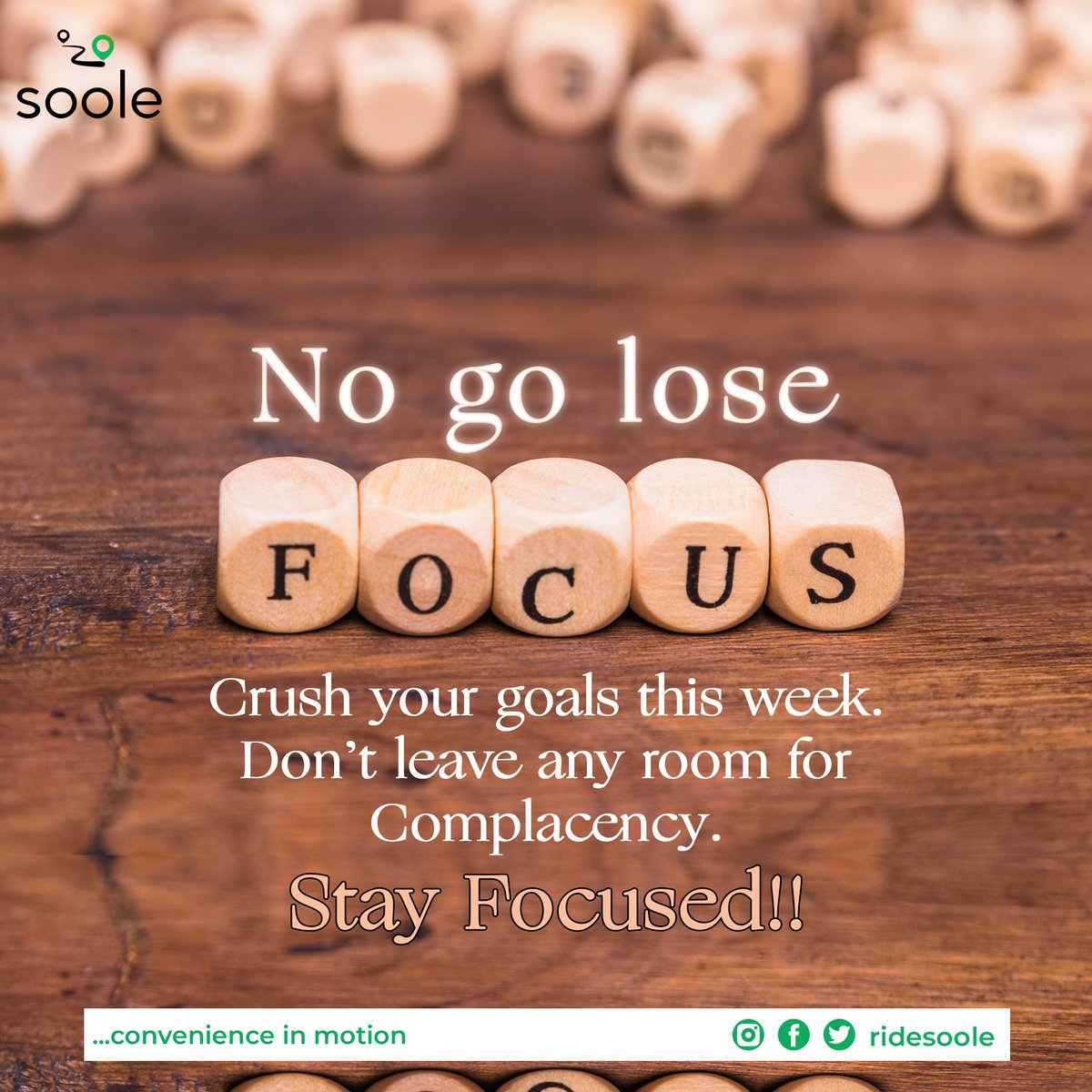 RideSoole's tweet photo. We go again this week. Keep your eyes on the prize. #WAGMI
#MondayMotivation https://t.co/xVc5EobxB4