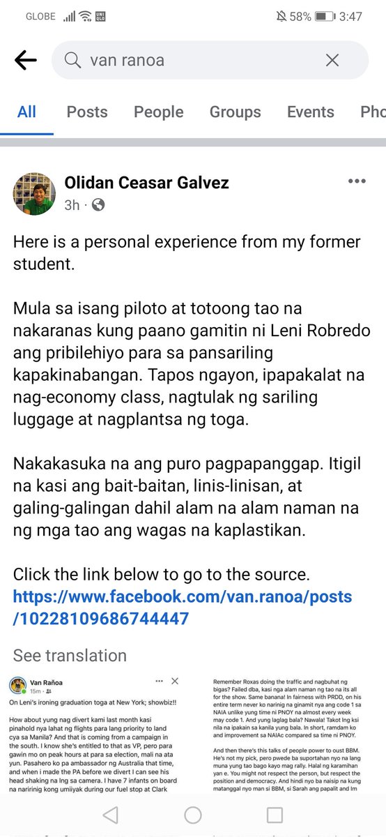 laraine_flores's tweet photo. @AltAngatBuhay Yung nag search ka lang nung name nung pilot tapos 4 na silang pare pareho ang script hehehe to quote "nakakasuka na ang puro pagpapanggap" https://t.co/HL4dp6X6nD