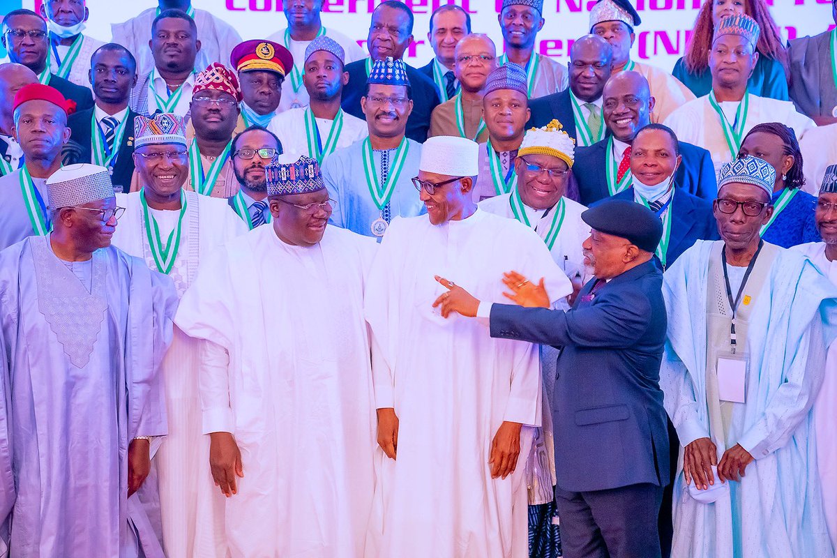 Congratulations <a href="/dadajuwon/">Damola</a> on receiving the National Productivity Order of Merit (NPOM) Award from <a href="/NGRPresident/">Presidency Nigeria</a>, H.E <a href="/MBuhari/">Muhammadu Buhari</a>, GCFR. We are proud of your achievements and giant strides toward achieving Universal Health Coverage.