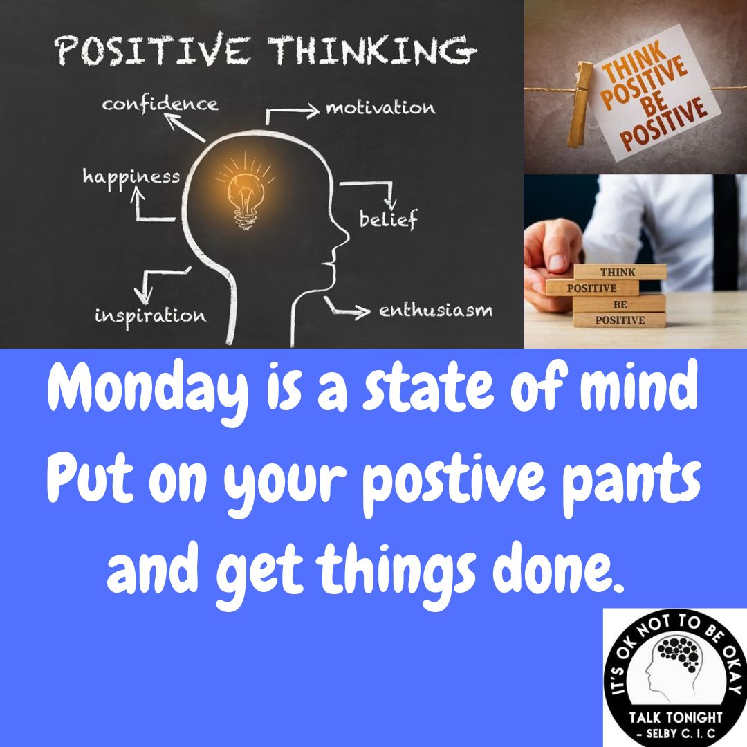 TalkTonightSelb's tweet photo. Monday Motivation 

Start your week as you mean to go on! Remember step by step. 

#MondayMotivation #positivethinking
#positivestateofmind #positivity #mentalhealthawareness #mentalhealthmatters #itsoknottobeokay #talkingsaveslives https://t.co/rTHwh4u8AK