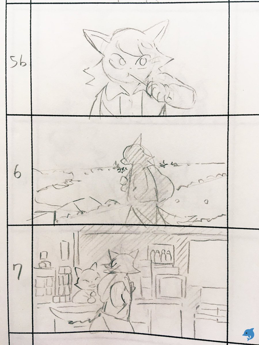 Storyboards for 4th film. 