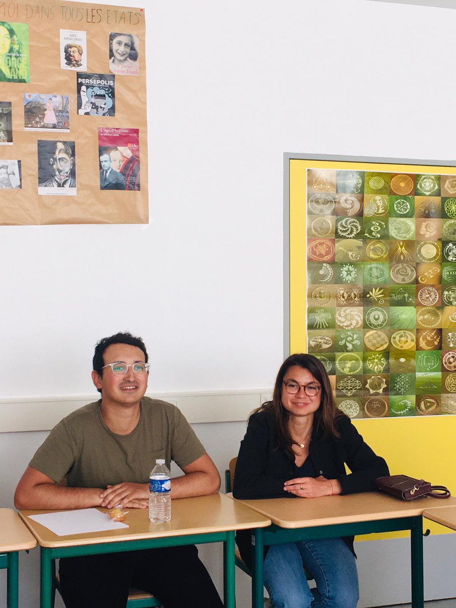 100000e's tweet photo. 👉Ce vendredi, l'équipe de @serenavc et 3 entreprises dans lesquelles le fonds a investi sont allés à la rencontre de 87 élèves de 3e du Collège Thomas Masaryk 📍#chatenaymalabry. Cette opération s'inscrit dans le cadre du "Parcours Avenir" à présenter lors de l'oral du Brevet🙏 https://t.co/KyBWqAgKMq