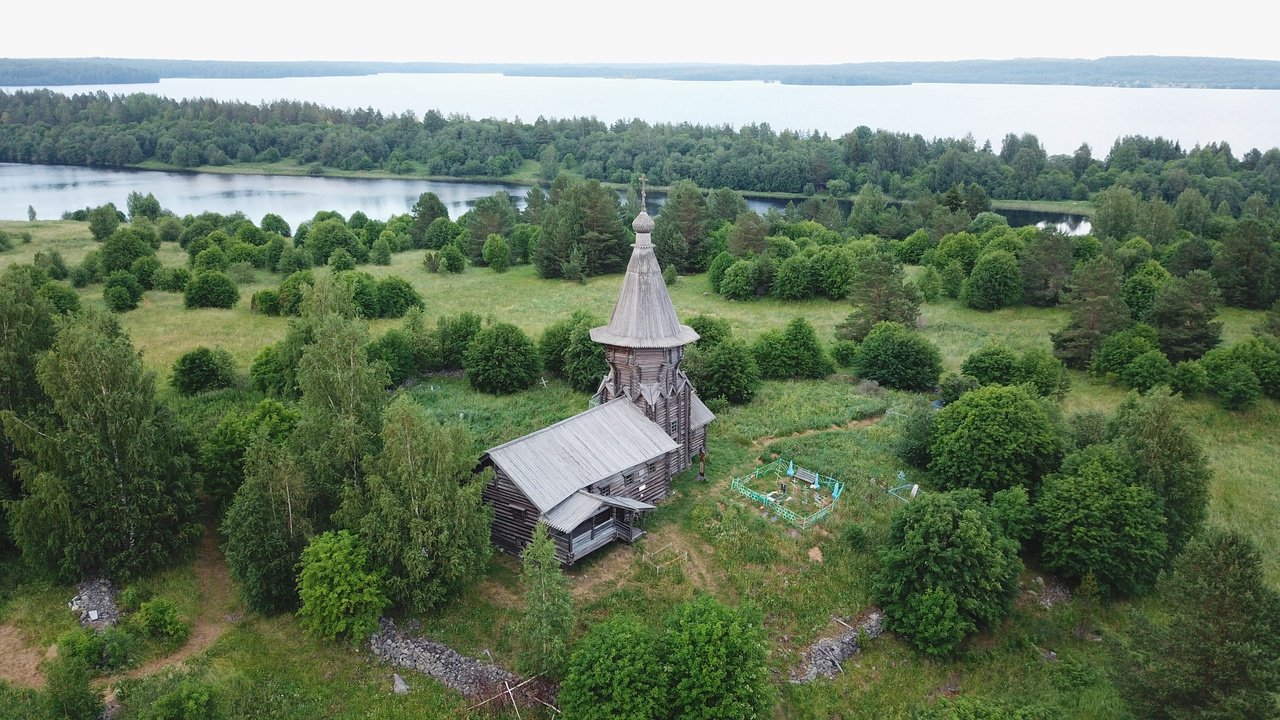 Карелия Церковь на острове 1602 года