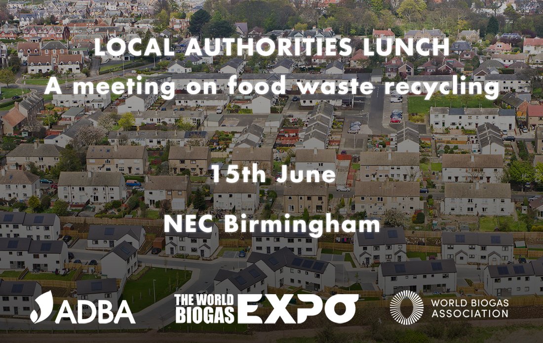 Come to the Local Authorities Lunch at 13:00 to 14:30 BST on 15th June for free insight on food waste recycling. Click here: biogastradeshow.com/local-authorit…