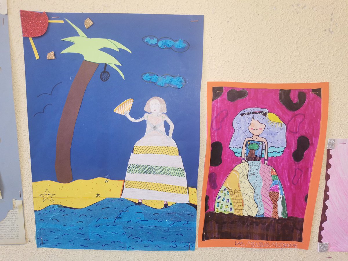 Carl0sTercer0's tweet photo. 5° está recreando las #Meninas de Velazquéz, utilizando distintas texturas, tenían que plasmar un personaje del cuadro. Os mostramos algunas de las obras. #MeninasCarlosIII #CarlosIIIProductions #CarlosIIISomosArtistas #JuntosAprendemos #JuntosDisfrutamos #WeAreJustCarlosIII. https://t.co/tm9a0QGEH6