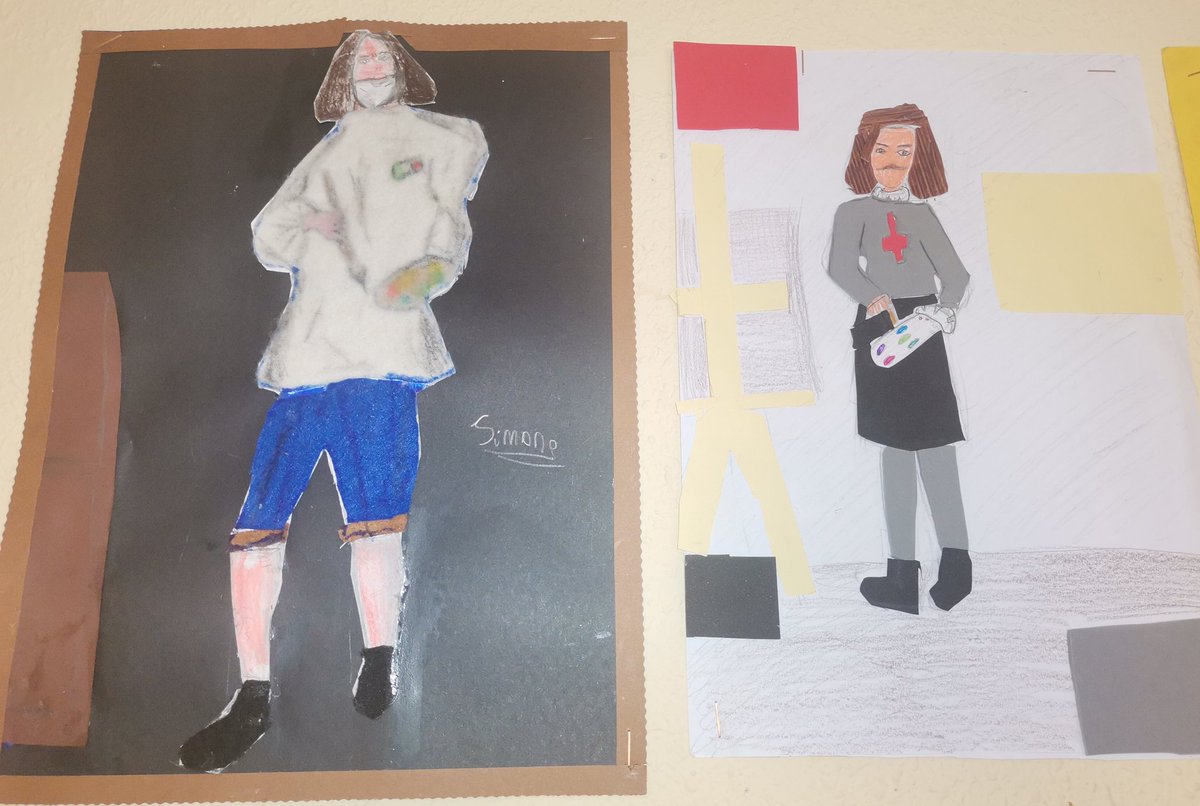 Carl0sTercer0's tweet photo. 5° está recreando las #Meninas de Velazquéz, utilizando distintas texturas, tenían que plasmar un personaje del cuadro. Os mostramos algunas de las obras. #MeninasCarlosIII #CarlosIIIProductions #CarlosIIISomosArtistas #JuntosAprendemos #JuntosDisfrutamos #WeAreJustCarlosIII. https://t.co/tm9a0QGEH6