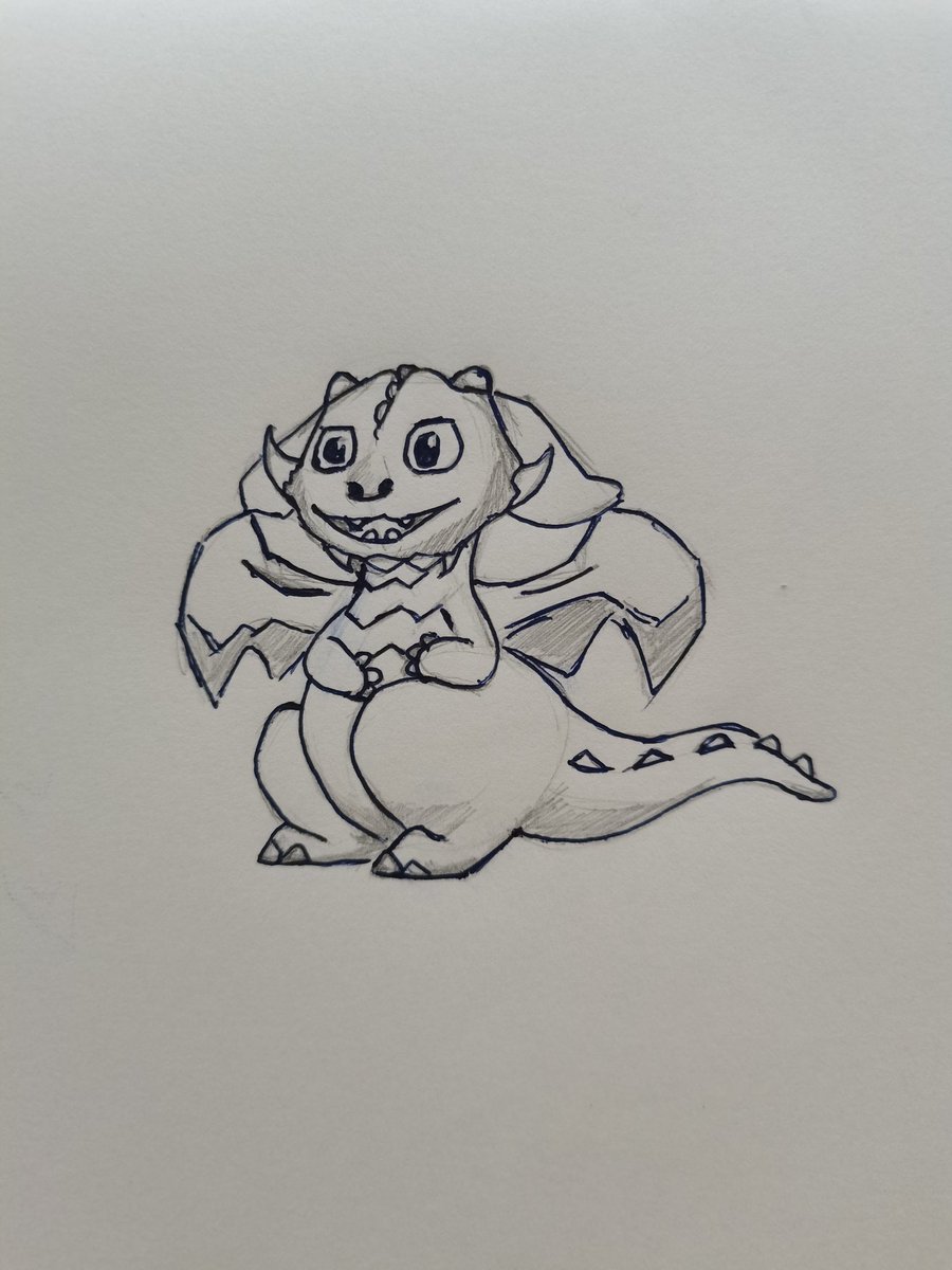 Giani_on_twiter's tweet photo. Old drawing, baby dragon
#notoriginal #art #artstuff #sketching #sketch #sketchbook #drawing #dragon #babydragon https://t.co/hdcT3AfQO0