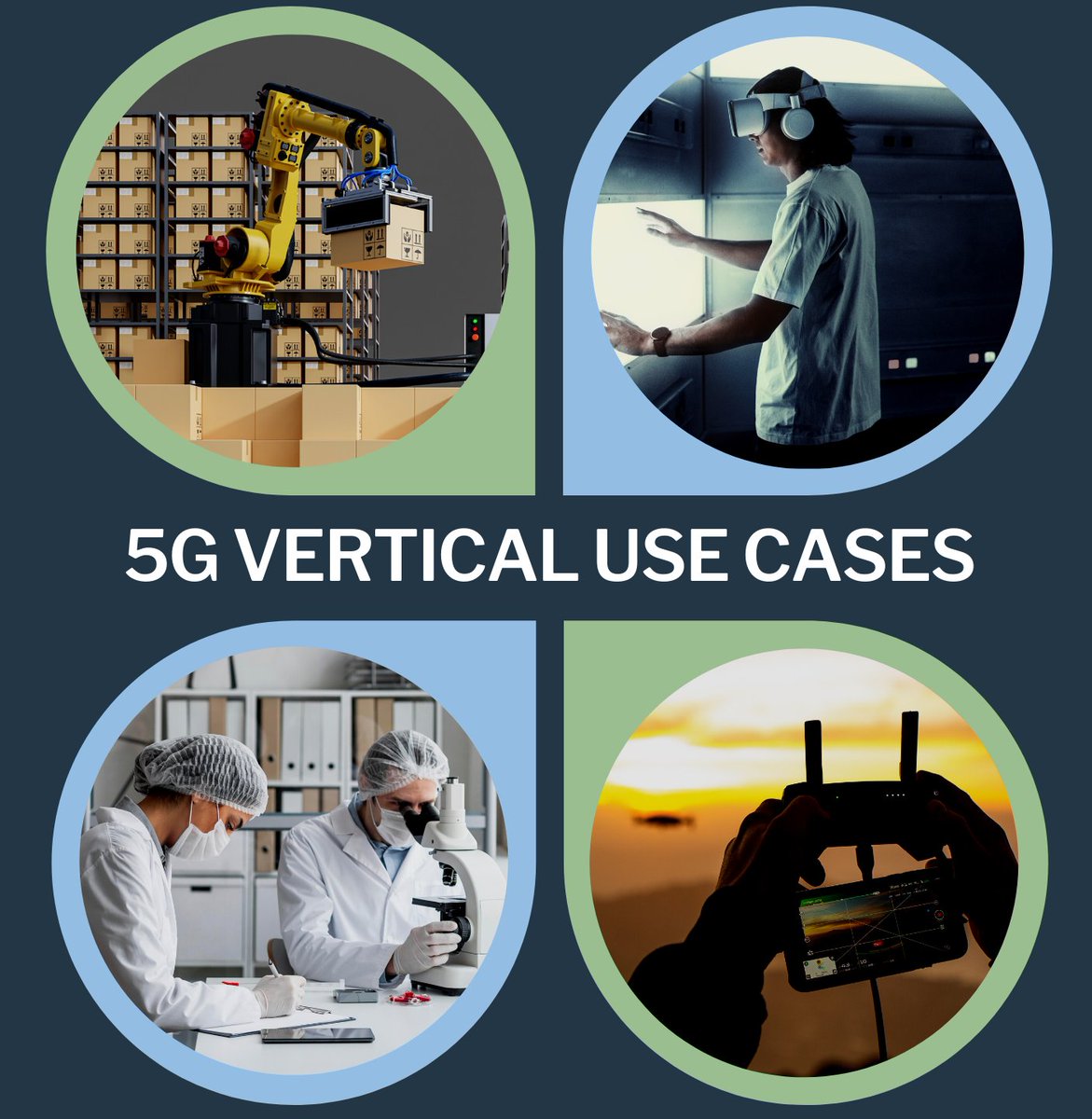 A good read on #5G vertical use cases from @5GAmericas bit.ly/3MuTmxl