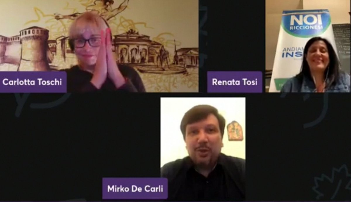 youtu.be/MOdrJurnM2U

link ai 29' di #video in cui Carlotta Toschi intervista Renata Tosi (Sindaco di #Riccione) e <a href="/MirkoDeCarli/">Mirko De Carli</a> (candidato #Sindaco per il #PdF a #Riolo Terme  - RA), nei “Dialoghi per Riolo” di giovedì sera #12maggio 2022.
x.com/mirkodecarli/s…