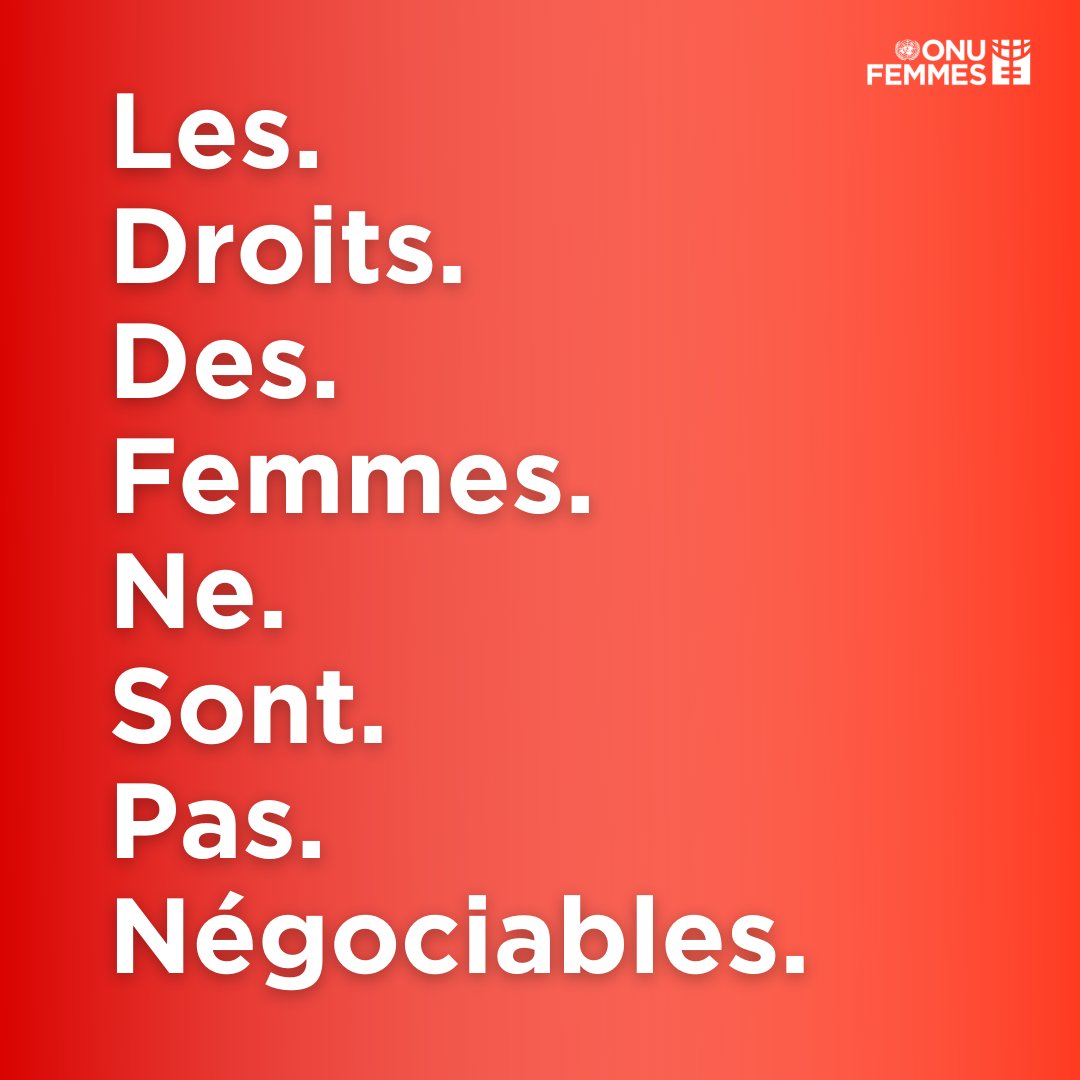 Il n’y a pas de compromis possible quand il s’agit d’#ÉgalitéFH.