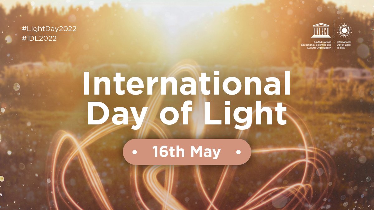 International Day of Light 16 May (@idlofficial) on Twitter photo #IDL2022 #Giveaway
#2💡📣 16 May International Day of Light 2022 Newsletter is here featuring incredible events worldwide and a special message from <a href="/UNESCO/">UNESCO 🏛️ #Education #Sciences #Culture 🇺🇳</a> Director-General, Audrey Azoulay and a lot more!
We hope you have a wonderful #LightDay2022!
🗞️mailchi.mp/571b2eaab8e3/i… #IDL2022 #Giveaway
#2💡📣 16 May International Day of Light 2022 Newsletter is here featuring incredible events worldwide and a special message from <a href="/UNESCO/">UNESCO 🏛️ #Education #Sciences #Culture 🇺🇳</a> Director-General, Audrey Azoulay and a lot more!
We hope you have a wonderful #LightDay2022!
🗞️mailchi.mp/571b2eaab8e3/i…