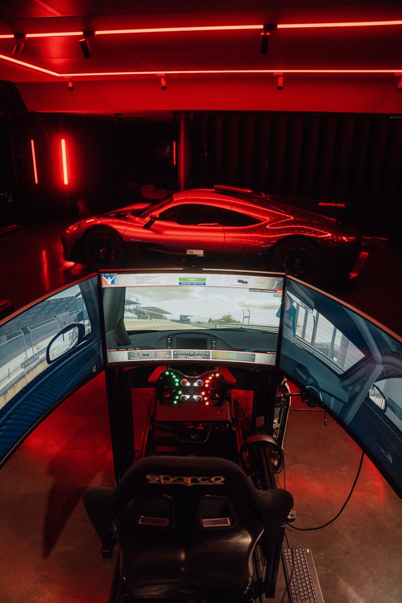 MercedesAMG's tweet photo. Did you know that there's a third pillar of AMG motorsports in addition to F1 and GT racing? In the upcoming episode of INSIDE AMG, Felix discovers all there is to know about virtual motorsports and pro sim racing. Only one more day to go!
#AMGLifestyle #AMGRespect https://t.co/L7p7TfmujR