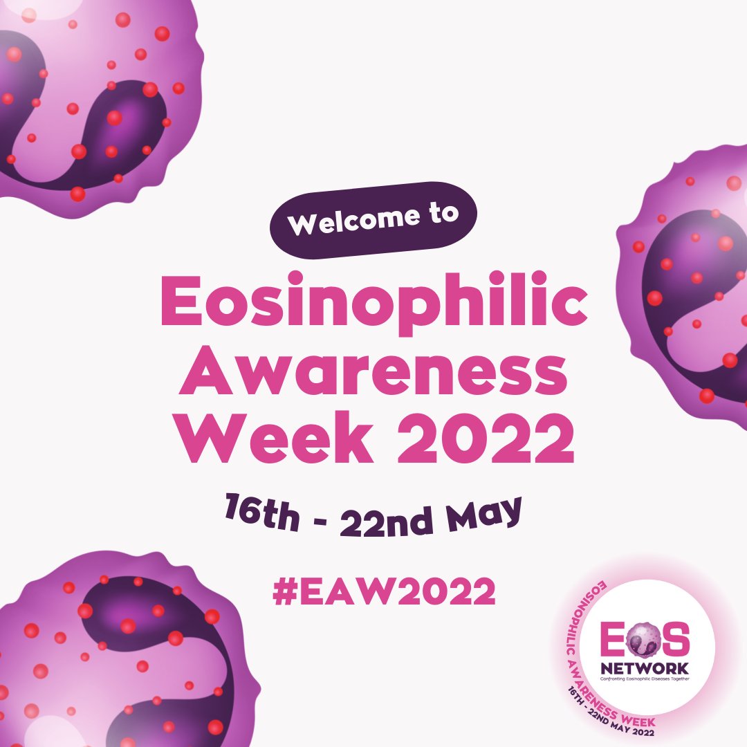It's #Eosinophilic Awareness Week 2022! We'll be sharing helpful information for patients, carers &amp; healthcare professionals.

Help raise awareness RT your favourite posts &amp; together, we can continue to support those suffering with eosinophilic diseases! #EAW2022 #medtwitter #EoE
