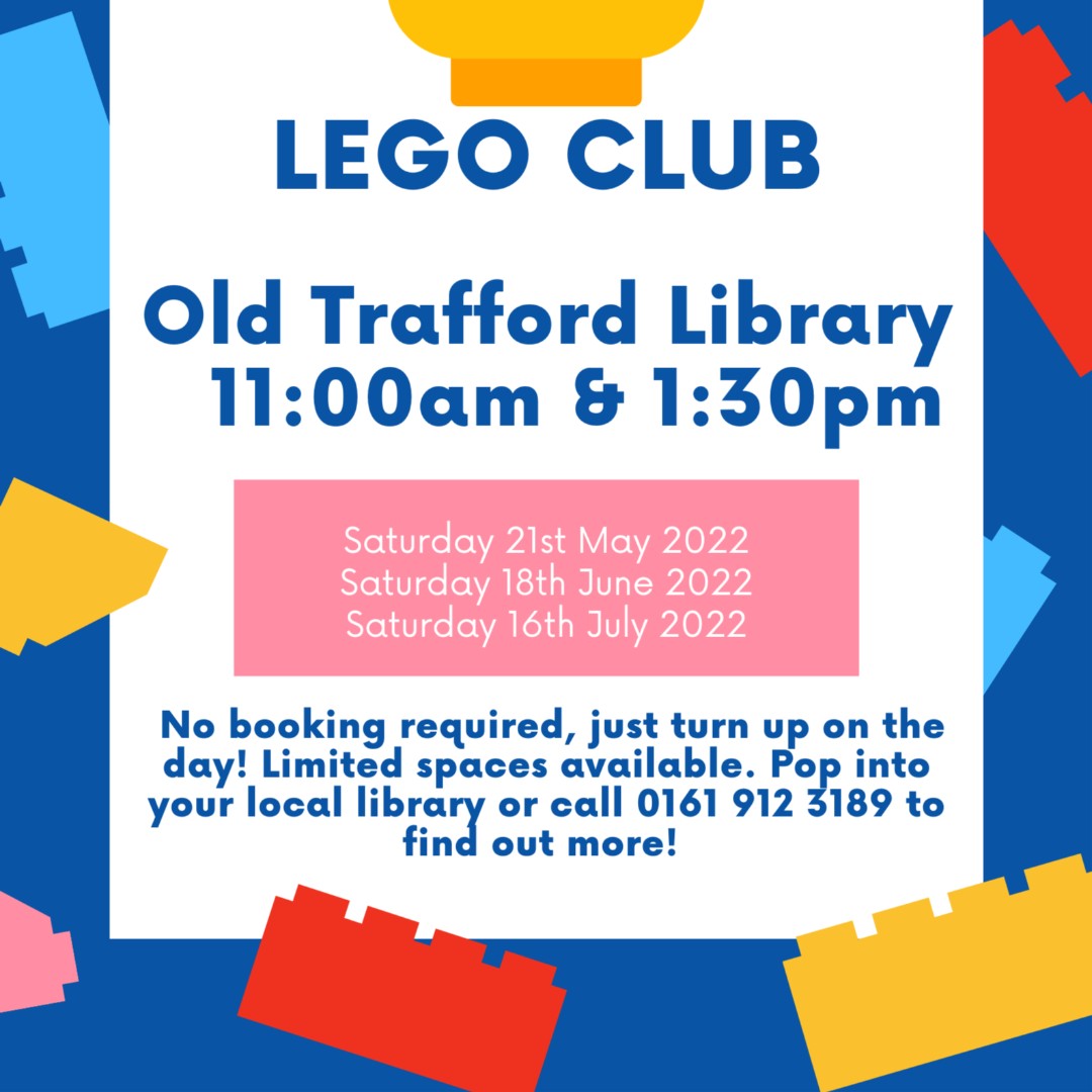 TraffLibraries's tweet photo. 🧱 Old Trafford Lego Club 🧱
Lego Club is coming to Old Trafford Library this Saturday! All ages welcome (with Duplo available for younger ages) and no booking required, just pop down to get your brick fix. 🏠
#LegoLibrary #LibrariesConnected https://t.co/vg1dufNRva