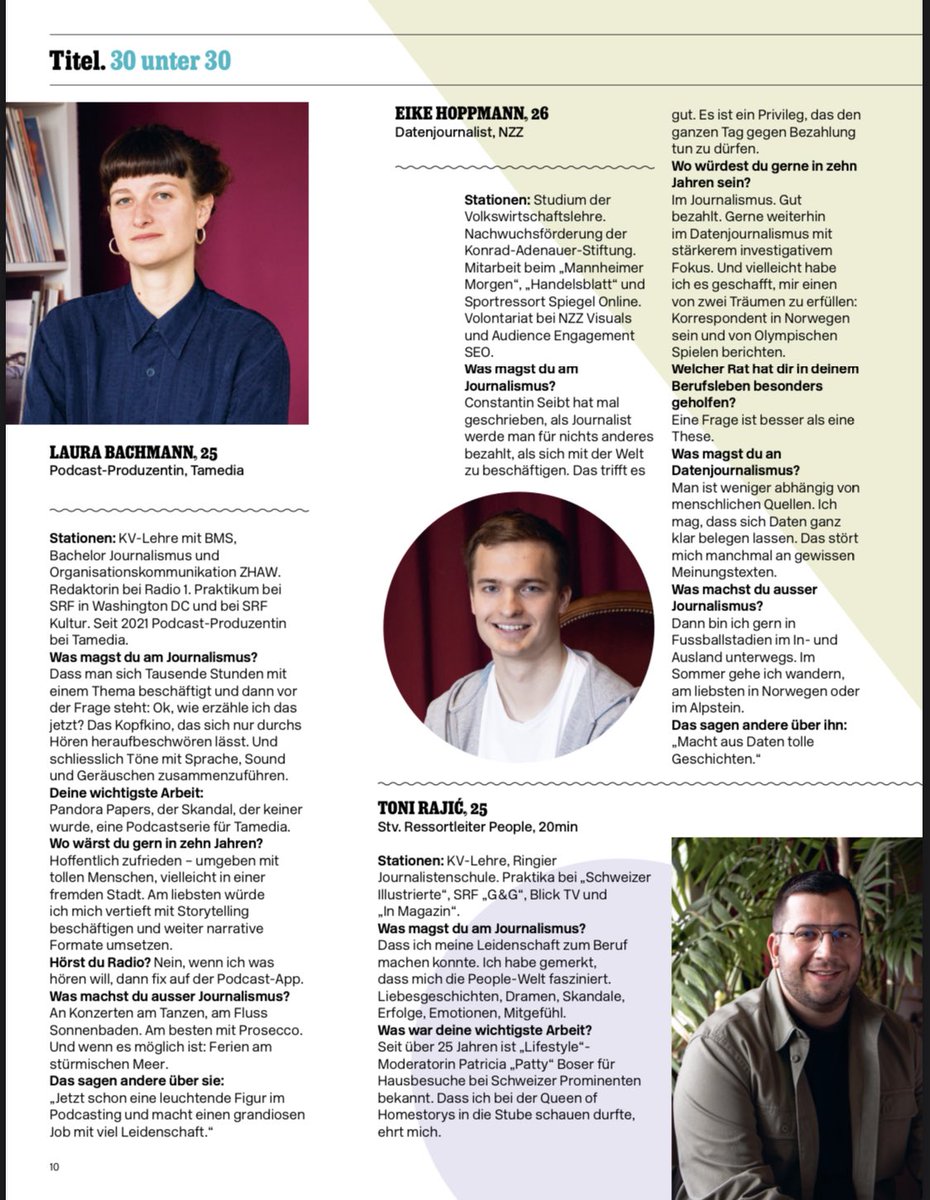 Ich weiss gar nicht recht, was in dieser caption schreiben. What an honour! Danke <a href="/charlot_the/">Charlotte Theile</a> @samantha_zaugg Und wie cool ist das alles?! #30under30

Auf alle Fälle: Viel Liebe und fettes merci an alle Stationen bisher und alle Menschen die dabei wichtig waren!