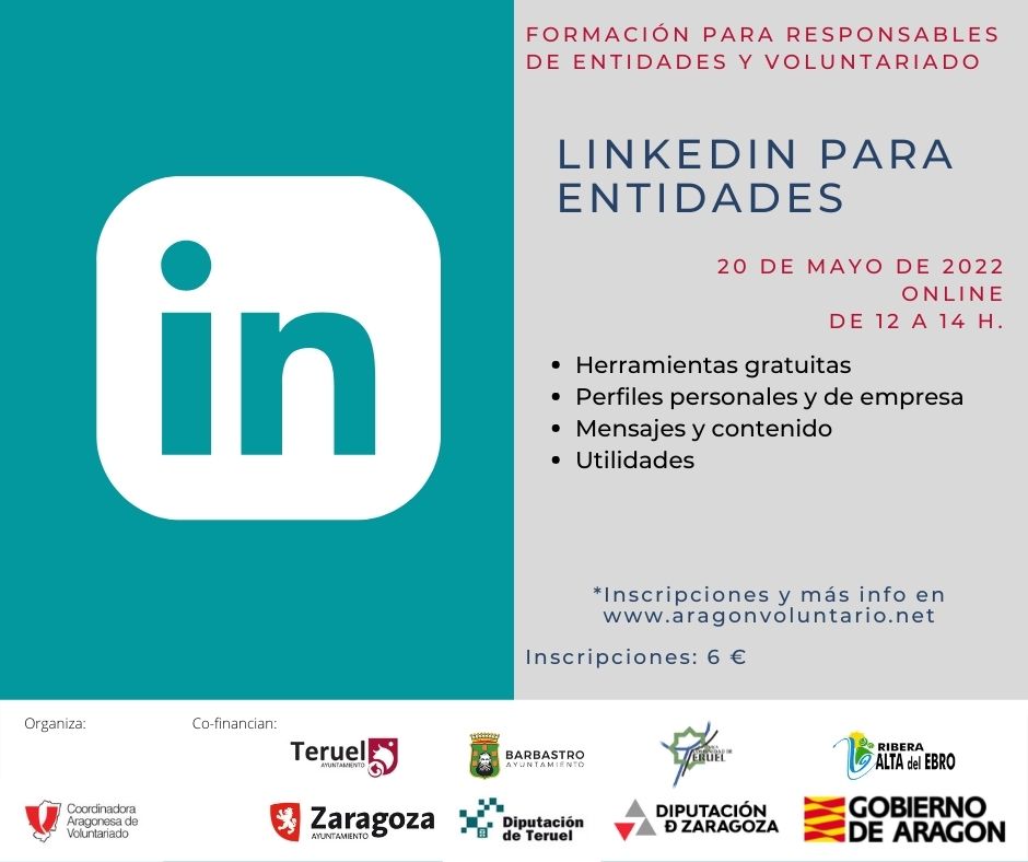 ‼️📝Arrancamos semana SUPER formativa
Jueves:
9 h. Mesa Redonda "Motivarse para motivar"
10 h. Taller ¿Qué es ser voluntari@? para personas interesadas en hacer voluntariado
Viernes:
12 h. Taller de LinkedIn para entidades

Todo online y disponible en nuestra web 😉
#formacion