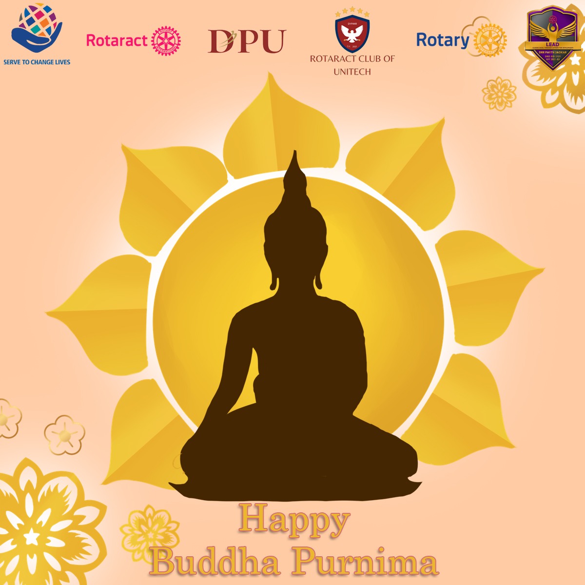 Rc_unitech's tweet photo. Greetings to all on the auspicious occasion of Buddha Purnima. May the teachings of Lord Buddha inspire us to follow the paths of peace.

#Buddha #buddhateachings #Budhpurnima #Buddhist #Buddhajayanti #BuddhaPurnima2022 https://t.co/iSacaVgUWa