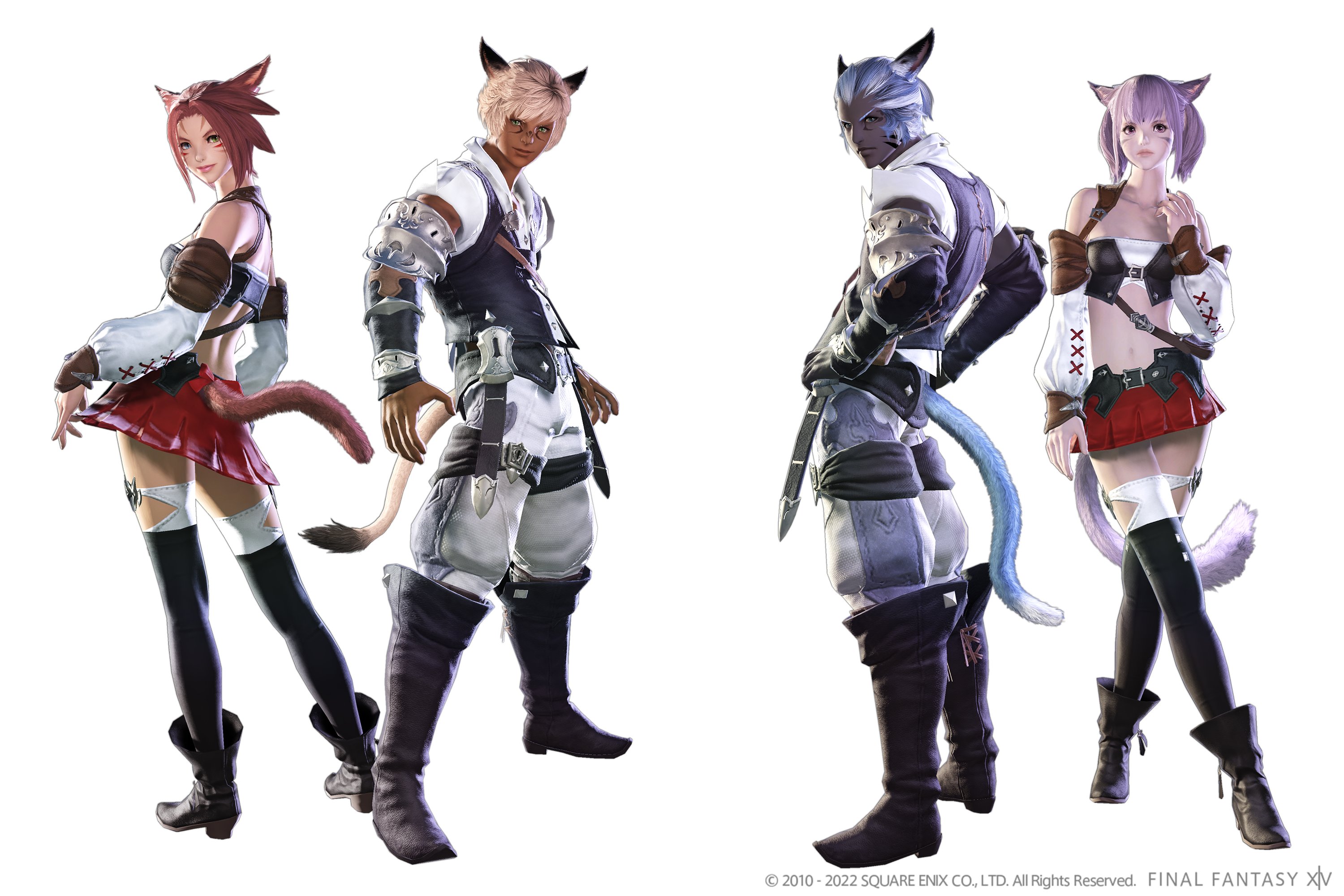 Ff14初心者の館 公式 キャラメイクの参考に Ff14 の種族をご紹介 ミコッテ族 耳と尾が特徴 昼行性のサンシーカ 族と夜行性のムーンキーパー族がいる サンシーカー族は自らを 太陽の使人 ムーンキーパー族は 月の防人 と称する 命名