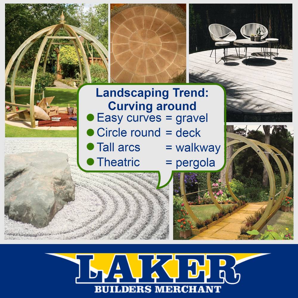 lakerbfs's tweet photo. We continue our trends series with curves are the new black and you can help your customer create a curvy garden with materials from your local builders merchant. See more handy hints and tips in our blog👉 https://t.co/9bljSeDvJn
#lakerbfs #buildersmerchants #landscape #delivery https://t.co/OMgykyVOEg