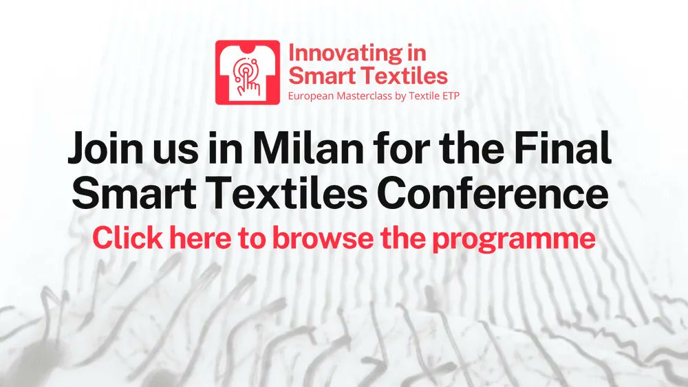 Join us in #Milan for the Final Smart Textiles Conference. We invite you to unique networking &amp; co-creation event w/ 100 leading industry innovators and tech developers from all over the EU. buff.ly/38oECBF Book your Room Here: buff.ly/3kZzWoK