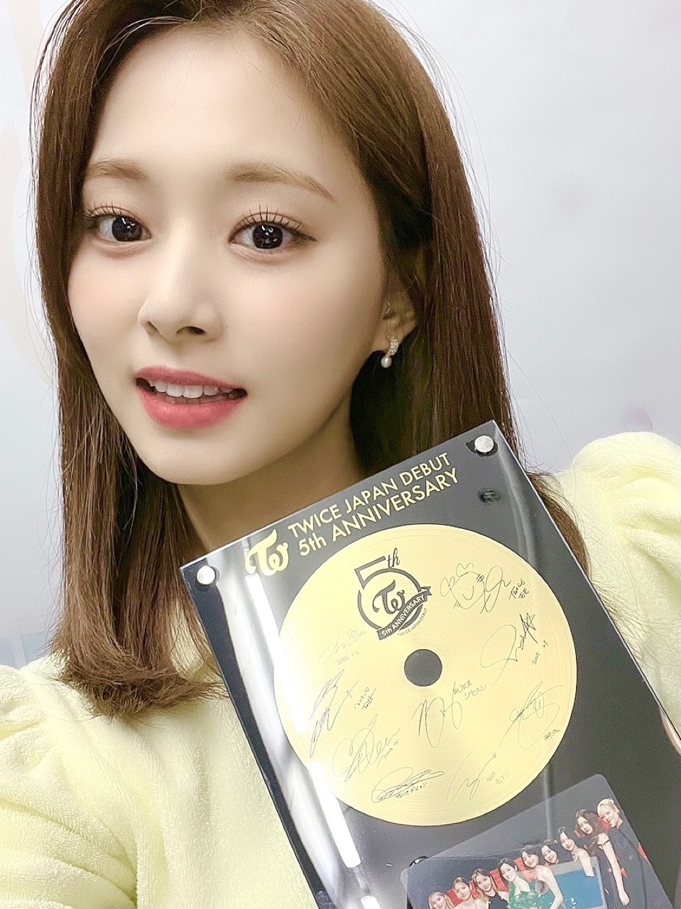5周年 twice ゴールドディスク風アクリルスタンド