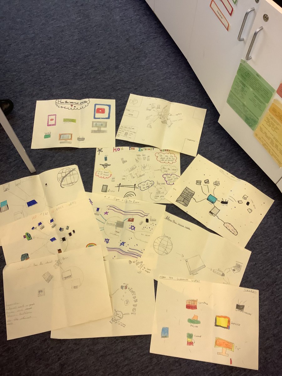 MissDuffyYear45's tweet photo. Year 4 loved looking at how the internet works. We explored how all devices using the internet are connected in some way and we used string to represent this and discussed what would happen if the connection was broken💻 @4silverbirch https://t.co/n2OUgXL4EI