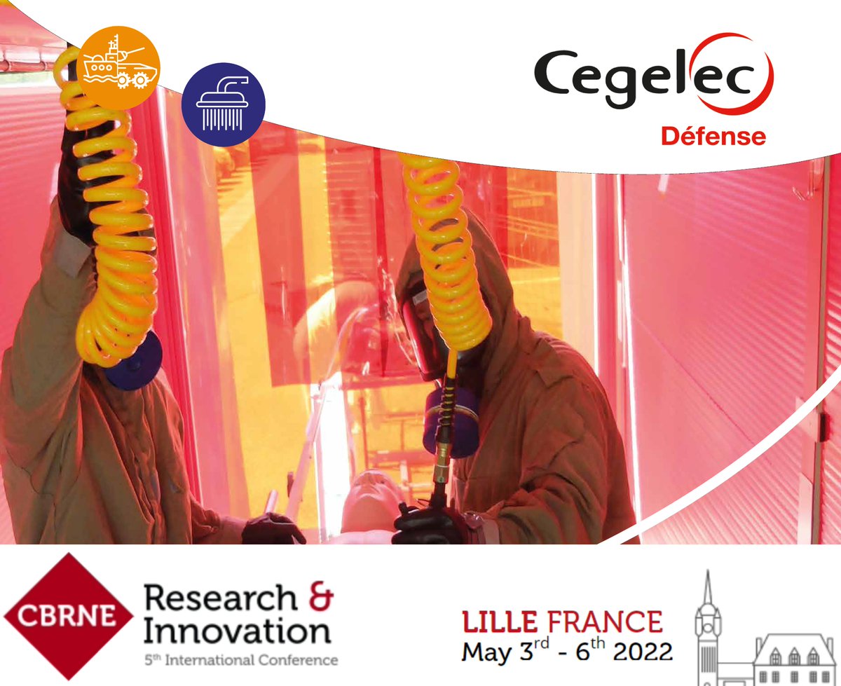 L'Unité Mobile de Décontamination NBC de Cegelec Défense, présentée lors de la conférence CBRN-E de Lille, a retenu l'attention des services de l'État. Moyen lourd de décontamination au profit des CHU elle permet de traiter 120 patients/h. <a href="/SAMU_31_/">SAMU31</a> <a href="/PRIMUScluster/">PRIMUS Défense & Sécurité</a>
