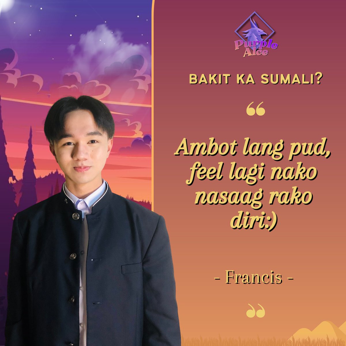 spcshsalce's tweet photo. #PurpleAlce
#LetAlceReclaimTheThrone
#VioLetsWin
#KagatNgAlceRawr
Spiels by: Shala Abanilla and Lyca Abenoja
Layout by: Ryza Gandaruza https://t.co/2lZNnQlkdb