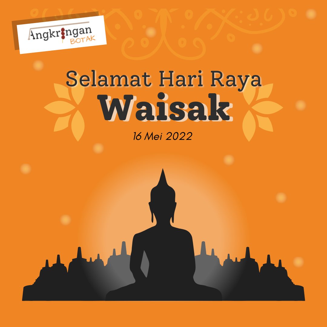 angkringanbotak's tweet photo. Mari kita berdoa untuk kedamaian dan keselarasan bagi semua umat manusia pada hari yang baik ini. Selamat Hari Raya Waisak #AngkringanBotak #Waisak https://t.co/NswQ4vompi