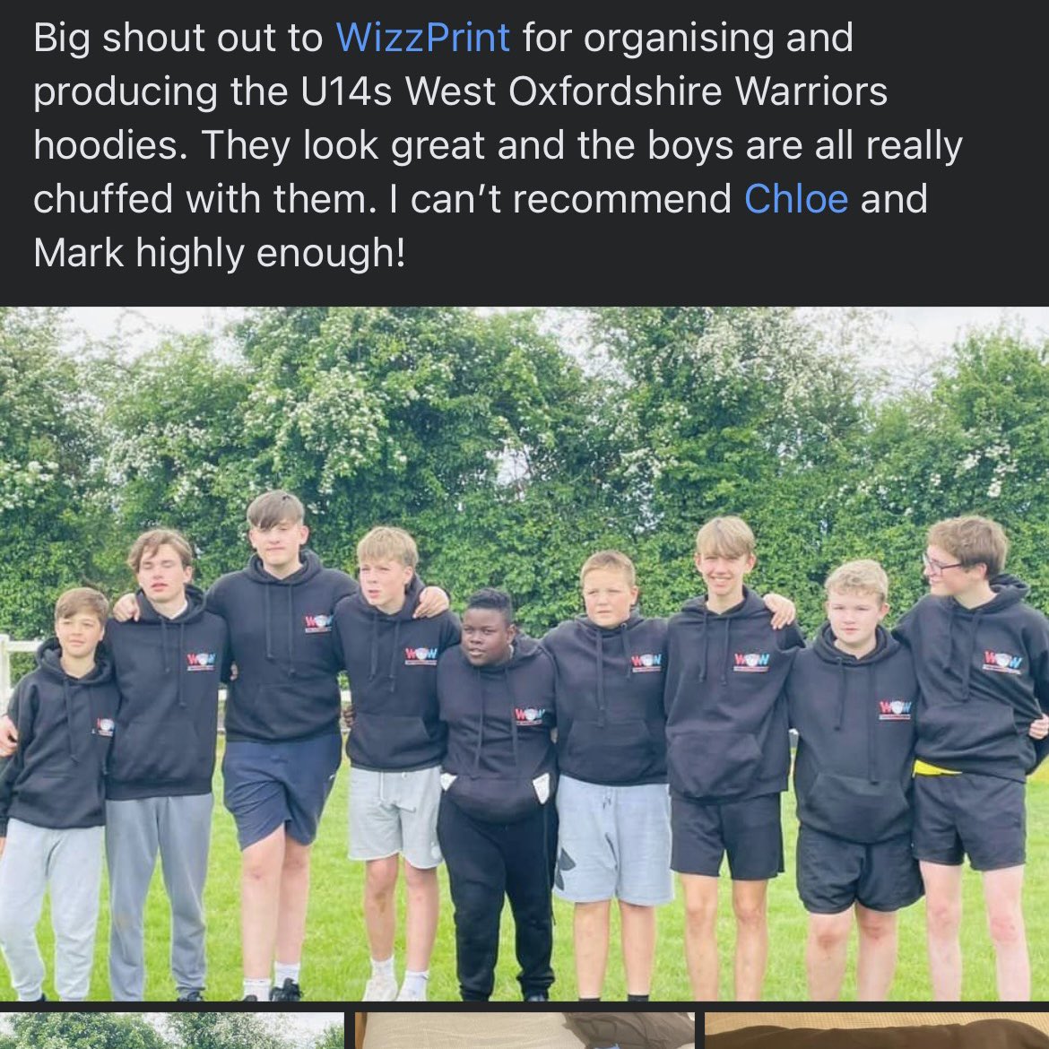 Lovely feedback to start Monday with! 

#teamwear #brandedteamwear #digitalprint #dtg #screenprint #rugbyubion #rugbyleague #witney #oxford #oxfordshire