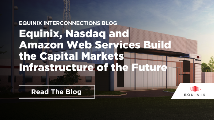 Equinix's tweet photo. Together, #Equinix, @Nasdaq &amp; @awscloud are building the capital markets infrastructure of the future. Read the blog for more details, including the groundbreaking on the expansion of our NY11 facility. https://t.co/rXMDlQBhh1 https://t.co/mhnNL94nhZ