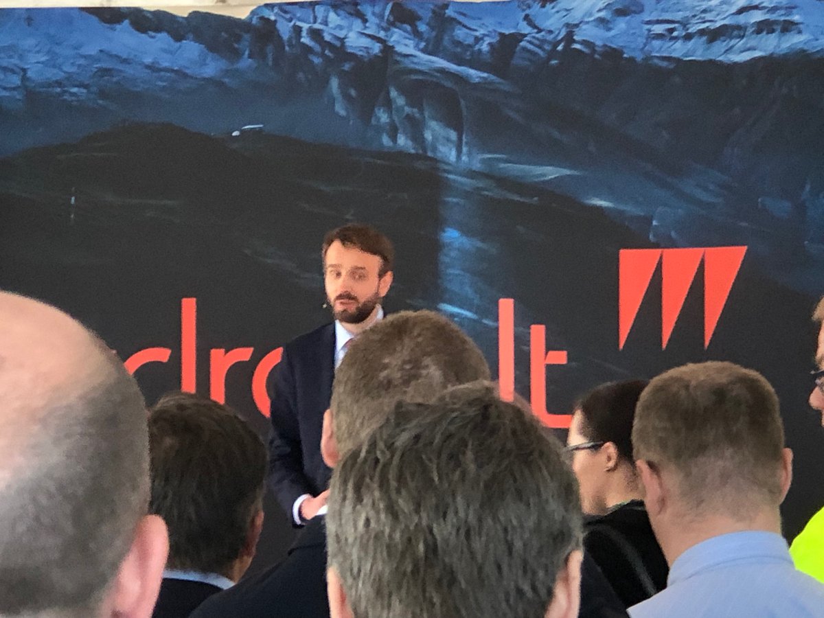 Trade and industry minister @jcvestre sees great opportunities for Norway in the battery value chain, from Minerals to recycling, at the @AsHydrovolt opening today