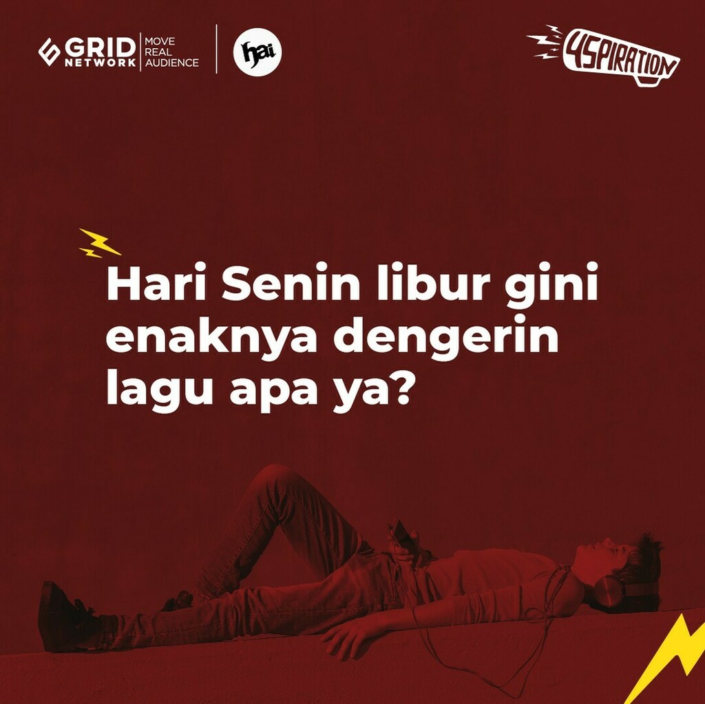 HaiMagazine's tweet photo. Senin yang cerah ini, enaknya denger apa ya sob?
#haionline #youngnloud #musik #gridnetwork #haitalks https://t.co/IwUmCm3PHA https://t.co/RIeuVgAiVG