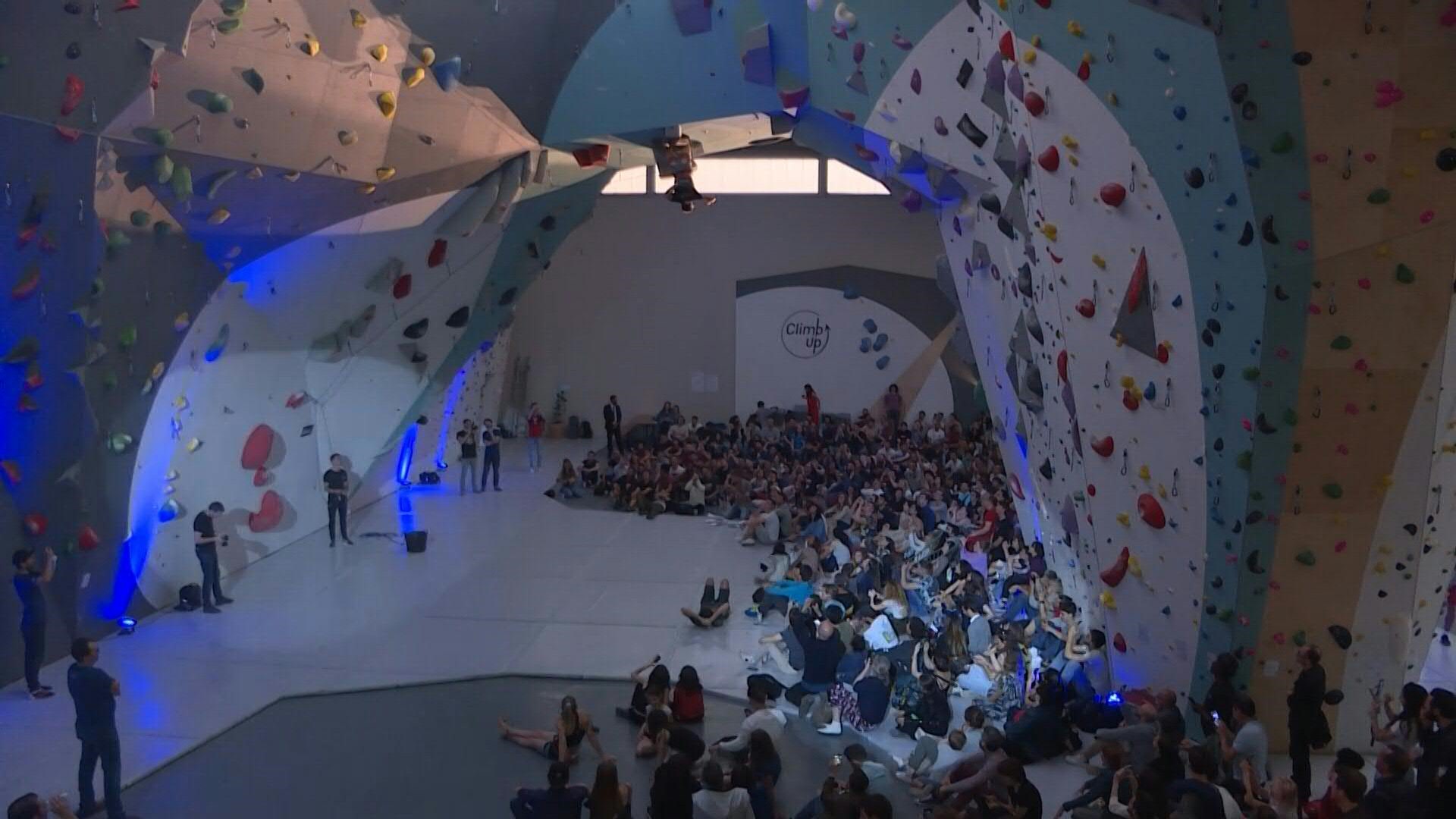 AFP News Agency on Twitter "VIDEO France's best climbers inaugurate a