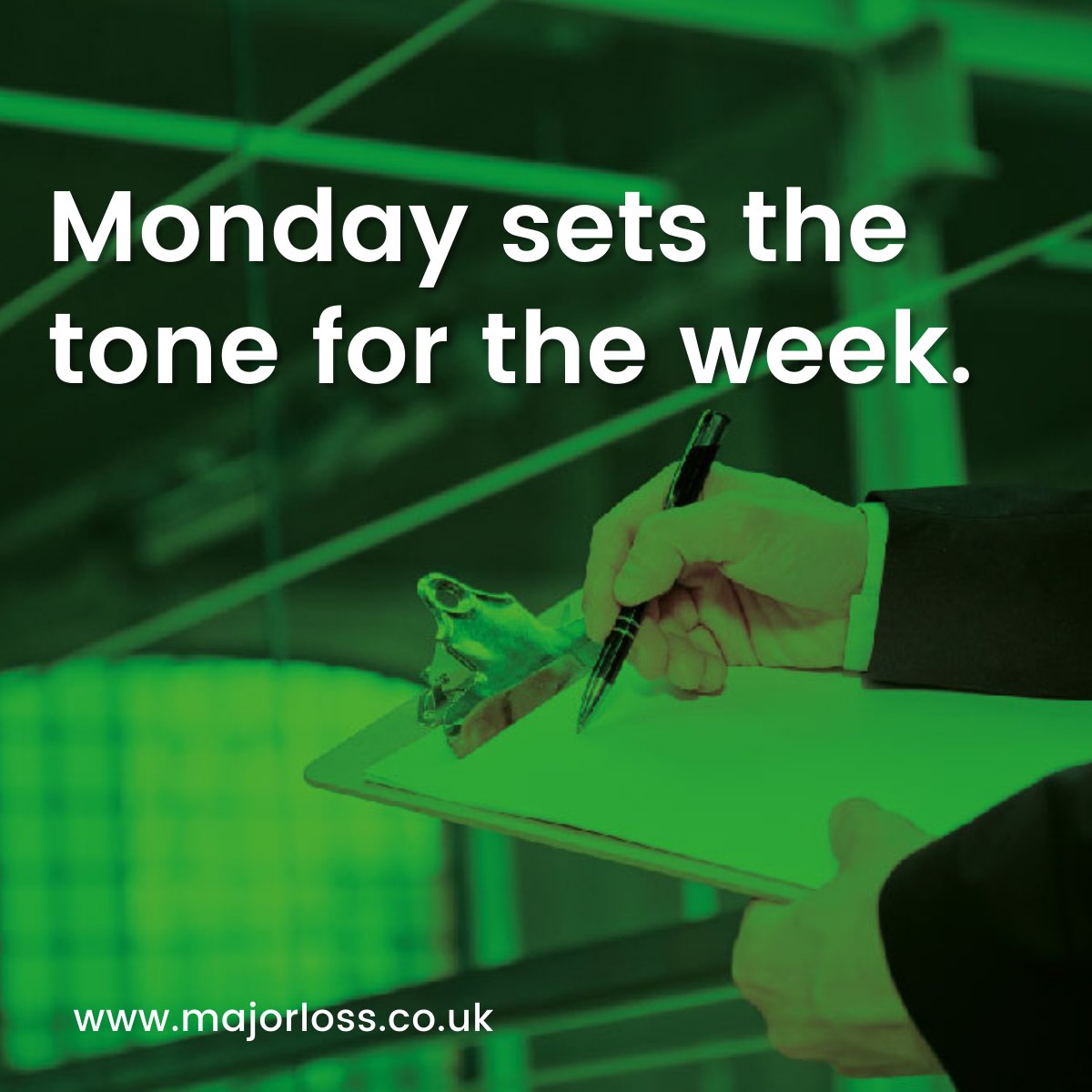 We hope you had a great weekend! Wishing everyone a successful week ahead. #insurance #majorloss