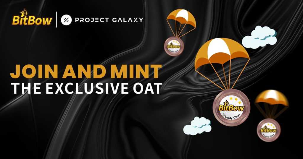 BitBow (@bit_bow123) on Twitter photo 🎯#Bitbow Weekly Chat Badge🎯
We are powered by <a href="/ProjectGalaxyHQ/">Now Galxe (Previously Project Galaxy)</a> to host a special OAT giveaway. Collect more badges for a chance to earn community rewards!
To Enter:
🔸Complete tasks on Gleam:
gleam.io/aaN4a/bitbow-w…
🔸Claim on #ProjectGalaxy for free:
galaxy.eco/BitBow/campaig… 🎯#Bitbow Weekly Chat Badge🎯
We are powered by <a href="/ProjectGalaxyHQ/">Now Galxe (Previously Project Galaxy)</a> to host a special OAT giveaway. Collect more badges for a chance to earn community rewards!
To Enter:
🔸Complete tasks on Gleam:
gleam.io/aaN4a/bitbow-w…
🔸Claim on #ProjectGalaxy for free:
galaxy.eco/BitBow/campaig…