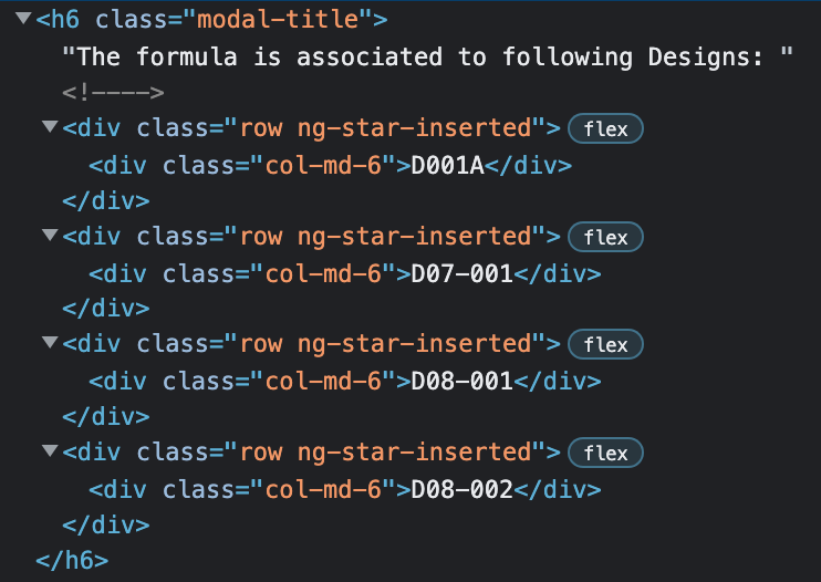 Jessman5's tweet image. "We need to show a list of Design codes."
Java Dev: Okay. I'll put it all into a &amp;lt;h6&amp;gt; that has no styles so that it looks like a &amp;lt;p&amp;gt; and for the list, we use lots of divs and put bootstrap classes on them to make it look like a list! 
#htmlisnoteasy #htmlhell #html