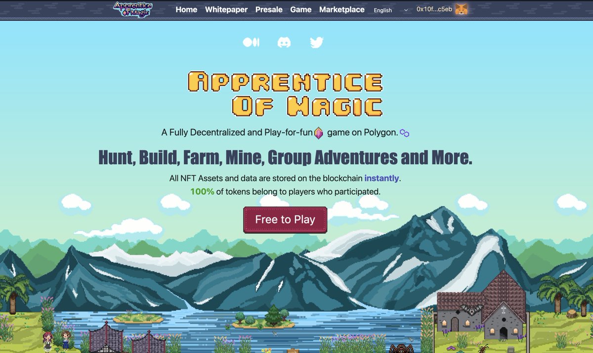AOM_Zyolo's tweet photo. 🎉AOM GIVEAWAY🎉

🏆Win 25 $AOM-5 Winners 

To Enter:

1⃣ ♥️, RT, Tag 3 Friends
2⃣ Follow @AOM_Zyolo 
3⃣ Join our Discord https://t.co/NEYrQOIJCE
 
Raffle in 48 hours.⏰

#ApprenticOfMagic $AOM #P2Egaming #FreetoPlay #Nftgame #pixelart #PixelartNFT #Matic #Polygongame #Metaverse https://t.co/GkZltO3fQN