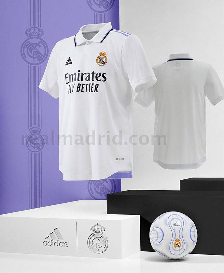 MadridSports_'s tweet photo. ⚪️🟣 La primera equipación del Real Madrid 22/23: https://t.co/H5Enft0Ig9