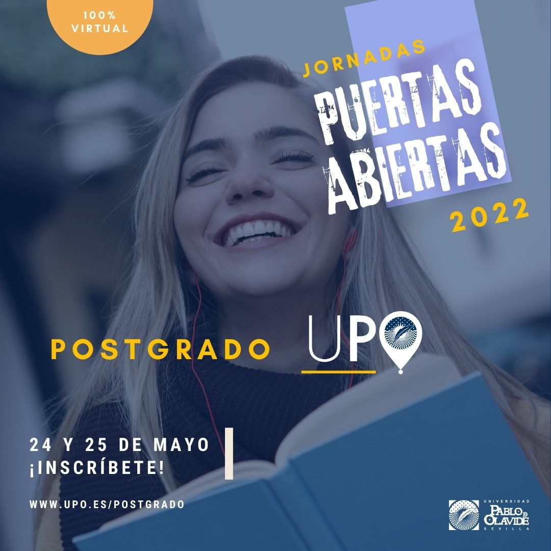 ¿Estás buscando cómo ampliar tu formación para el próximo curso? Inscríbete a las "Jornadas de Puertas Abiertas de #postgrado" de la <a href="/pablodeolavide/">Pablo de Olavide</a>. 

Más de 150 programas formativos te están esperando, encuentra el tuyo. 

eventos.upo.es/82072/detail/j…
#formación #estudiar