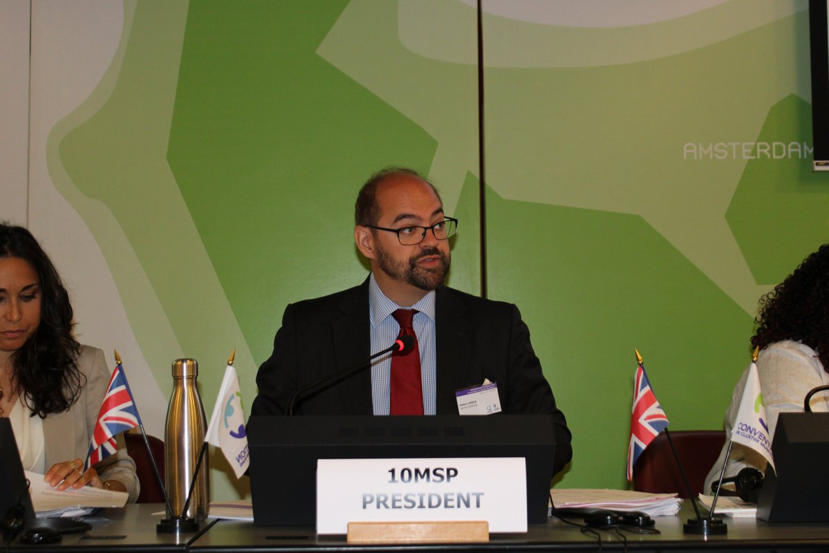 ISUCCM's tweet photo. #CCM first #IntersessionalMeeting in 7 years begins with opening statements by #10MSP President Amb.@AidanLiddle of @UKMissionGeneva and Amb. Stefano Toscano of @theGICHD https://t.co/gnHCS6Ukos