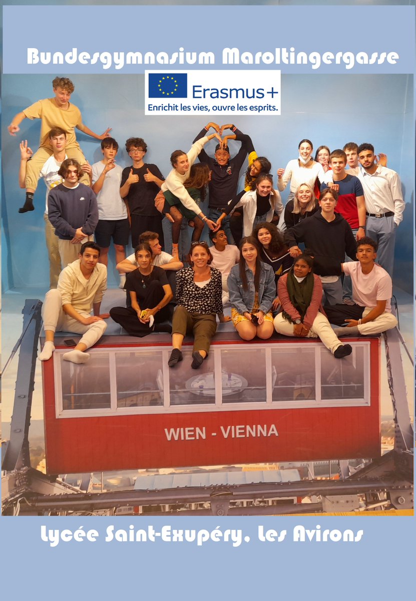 Isabelbb974's tweet photo. Magnifique carnet de voyage réalisé pendant notre séjour à Vienne par les élèves du projet #ERASMUS+ Triple E du Lycée Saint-Exupéry des Avirons et @diemaroltinger : https://t.co/1JwP33oMWm https://t.co/JIWozmmezz