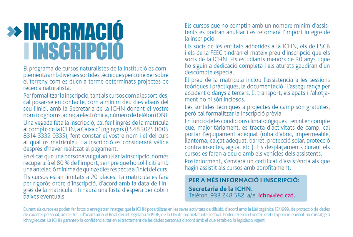 Encara sou a temps d'inscriure-us al curs d'introducció a les #algues del litoral català que tindrà lloc a #Palamós aquest dissabte vinent! Què espereu?🤿🔍 
Termini per inscriure-s'hi: 18/05 a les 11 h.