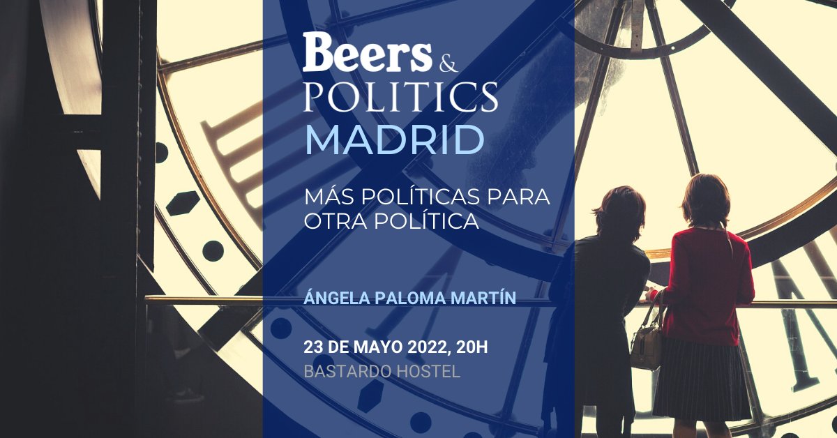 ManuRodriguezCC's tweet photo. #BeersPolitics
🙋‍♀️"Si una mujer entra en la política, cambia la mujer. Si muchas mujeres entran en política, la que cambia es la política".

🍻El 23 de mayo hay @beerspolitics con @anpamar quien hablará de participación política de las mujeres.

🎟️Tickets⬇️
https://t.co/PHG8gcj7PF https://t.co/vL0IoYI1ZQ