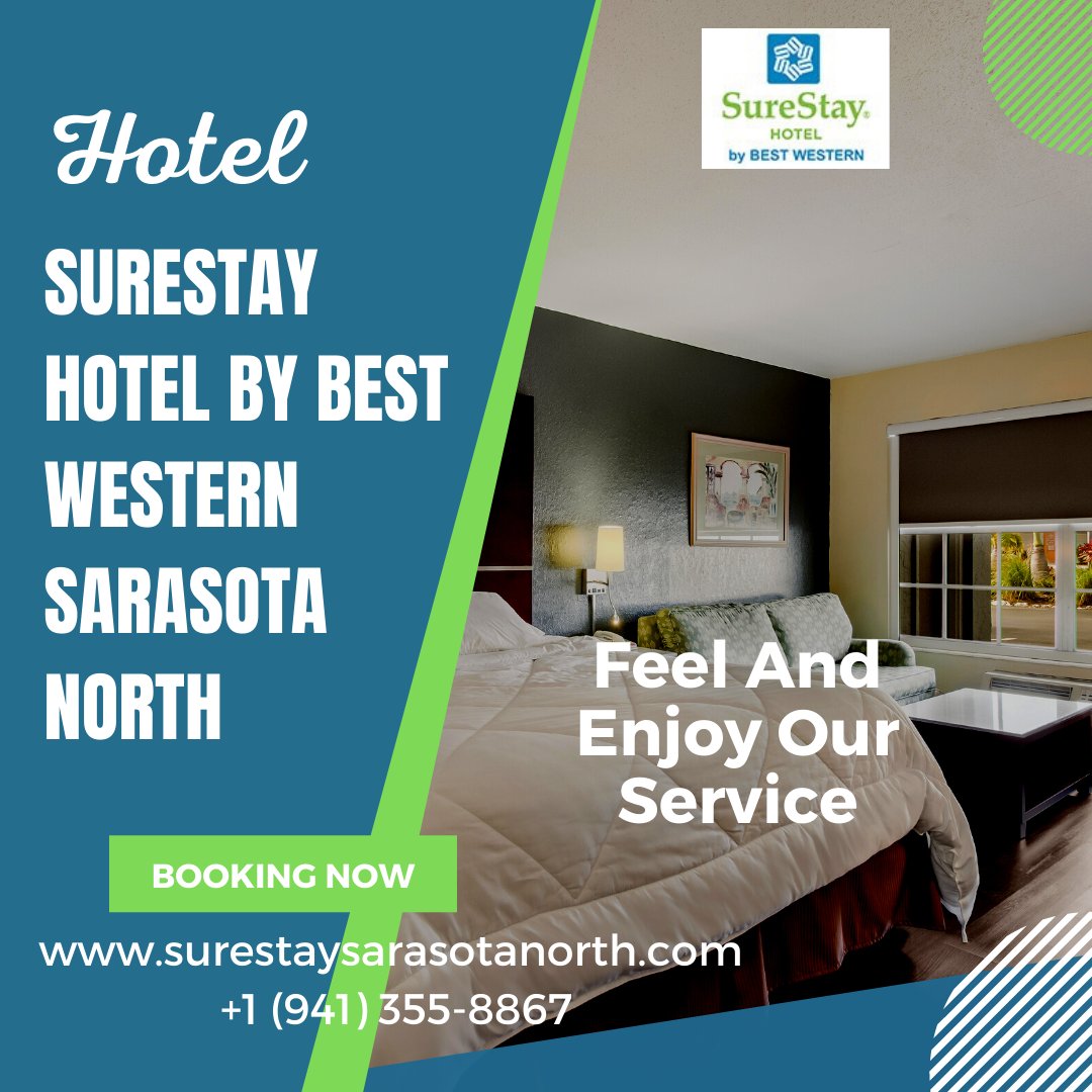 SarasotaInn's tweet photo. It's time for another adventure!๐๐
Wonderful vacation with friends and family with us at SureStay Hotel By Best Western Sarasota North
Stay to remember and cherish!๐
Book your stay now. https://t.co/wOvav6cLnq
Phone: +1 (941) 355-8867๐ฑ
#surestayplus #hotel #vacation #sarasota https://t.co/MJ60GaqgsM
