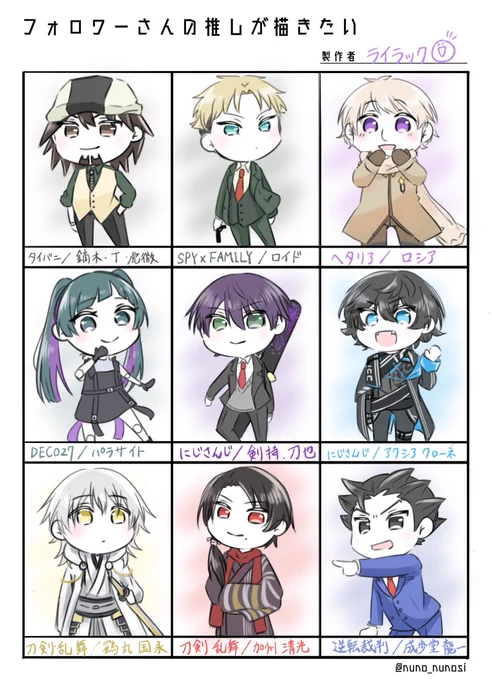 #フォロワーさんの推しが描きたい

やっと描けた…
お待たせしました…!!第二弾です(*'▽'*) 