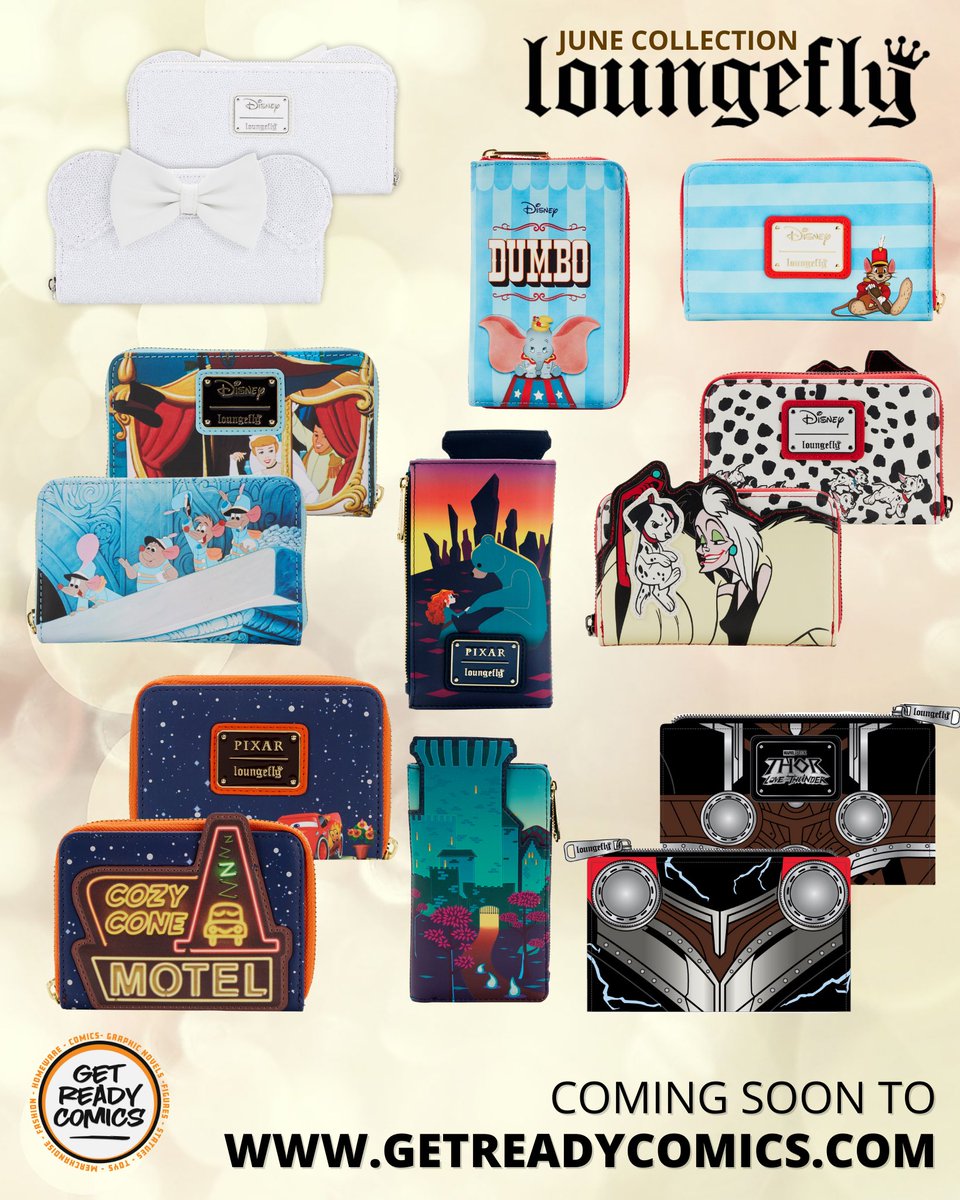 getreadycomics's tweet photo. Fresh Loungefly Europe (@FunkoEurope) styles coming soon at #GetReadyComics - sign up for in stock alerts!
🔗 https://t.co/g9bbelO9e7
#loungefly #funkoeurope #disney #marvel https://t.co/n8xReVWnvd