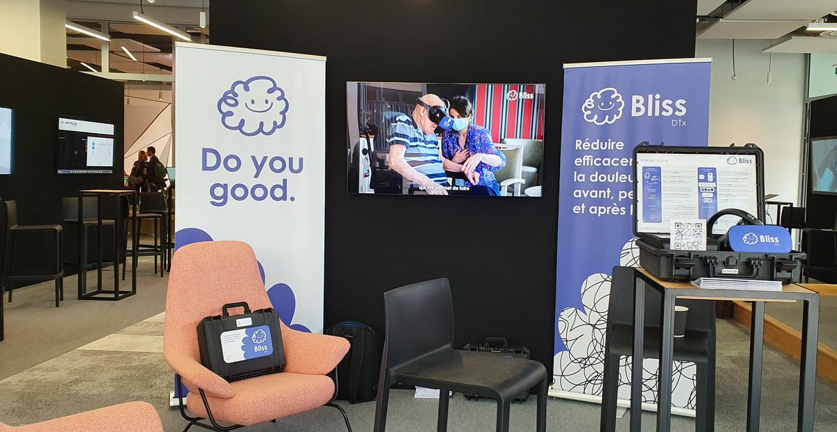Bliss_DTx's tweet photo. En direct de l'inauguration de @Future4care : the place to be pour découvrir les meilleures innovations #santé pour les #patients et les #soignants
#DoYouGood #BlissDTx https://t.co/dslzD8kcTf