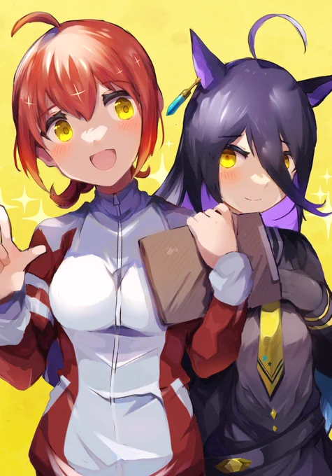 オリトレ子とマンハッタンカフェ #ウマ娘 